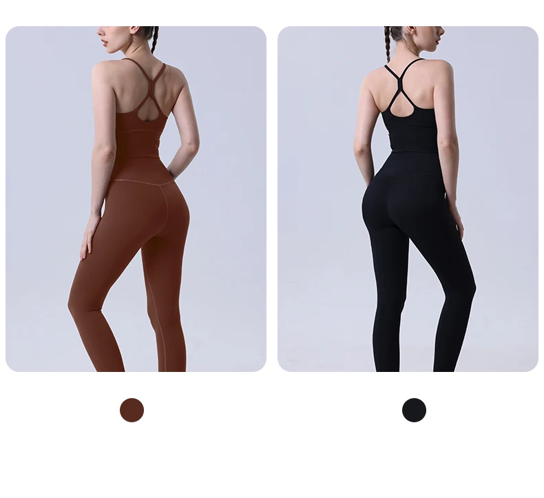 2 Piece Yoga Clothes Women's Tracksuit Athletic Wear Pilates Fitness Suit Gym Workout Push Up Clothes Sports Bra Leggings Suit