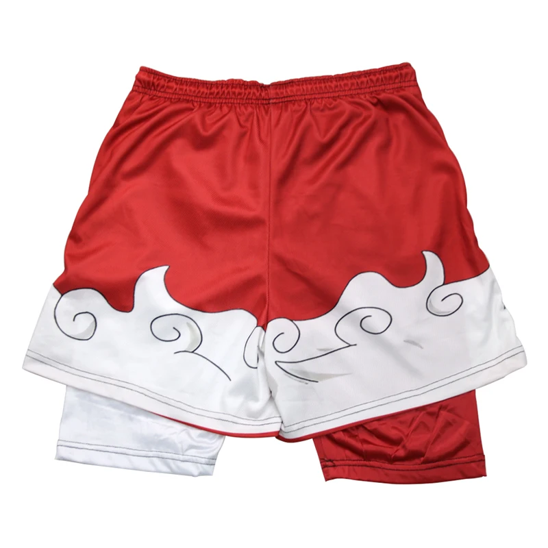 Stylish 3D Print 2 in 1 Running Shorts for Men Gym Workout Athletic Performance Shorts with Pockets Activewear