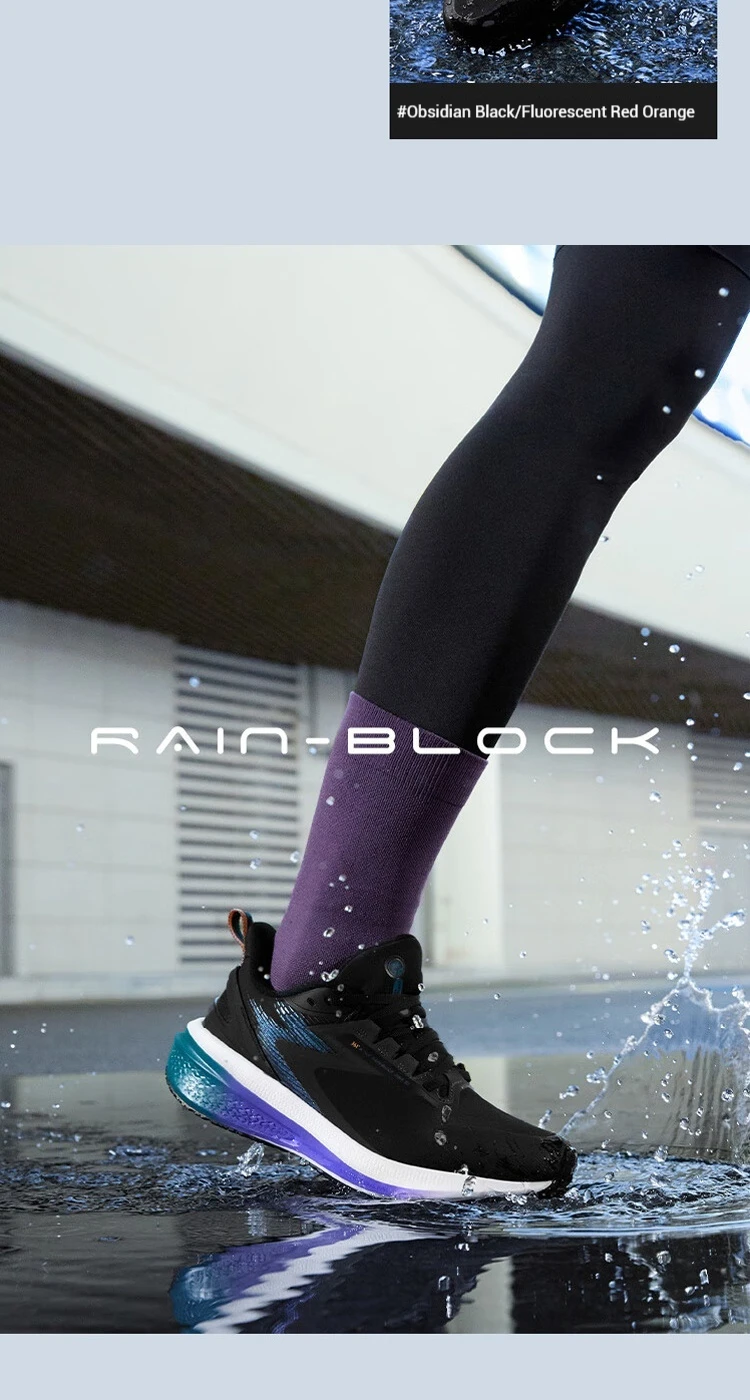 361 Degrees Rainblock 7.0 Men Running Shoes New Water Repellent Comfort Warm Elastic Non-slip Jogging Male Sneakers 672442219