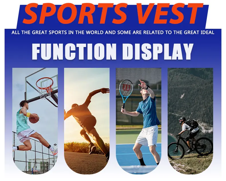 Men's Loose Casual Sports Vest Basketball Fitness Mesh Breathable Sleeveless T-shirt Running Bottom Shirt Marathon Tank Top
