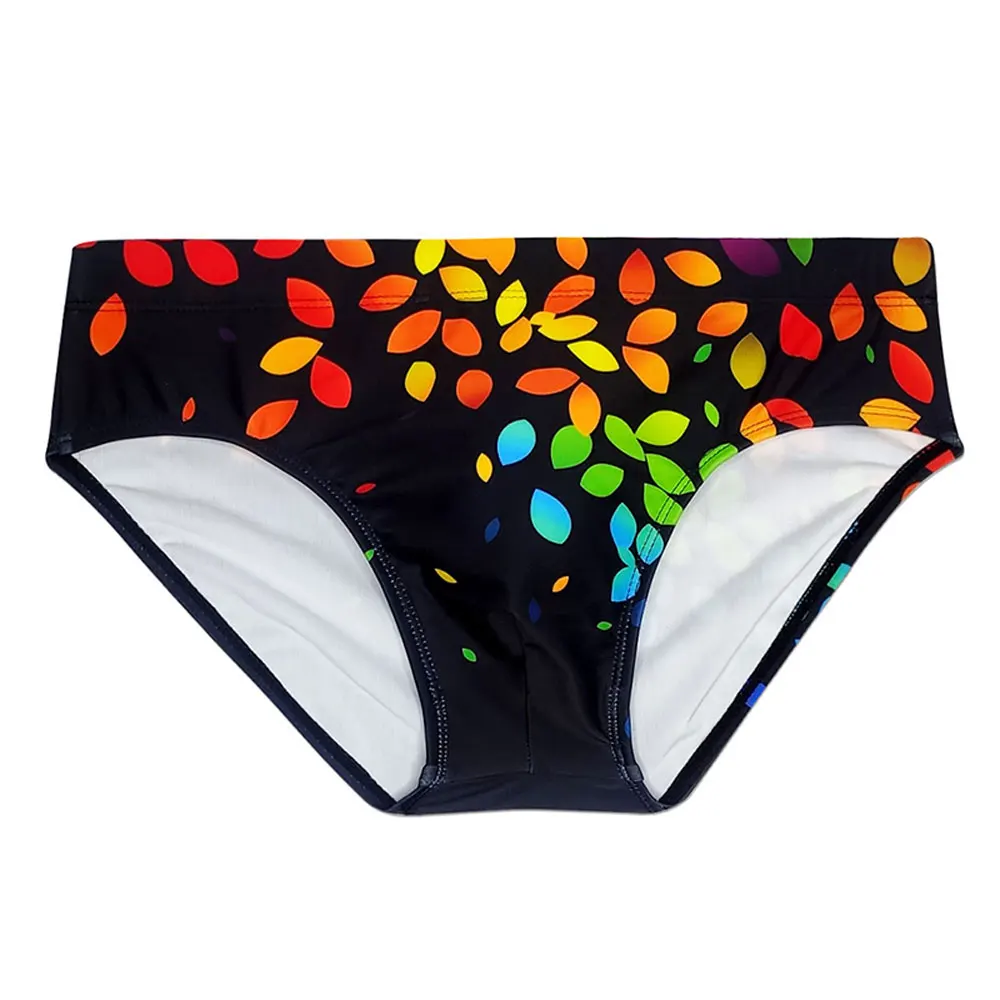 Sexy Briefs Swimming Trunks Tight Stretch bathing suit men Pride Day Surf Summer Beach Sports Pants Padded Push-up Men Swimwear