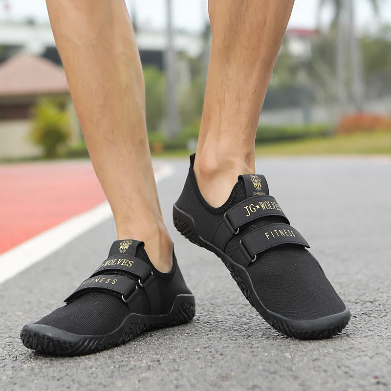 New Unisex Powerlifting Deadlift Yoga Gym Beach Sports Shoes Sumo Sole Portable Sneakers Soft Bottom Training Footwear Non-Slip
