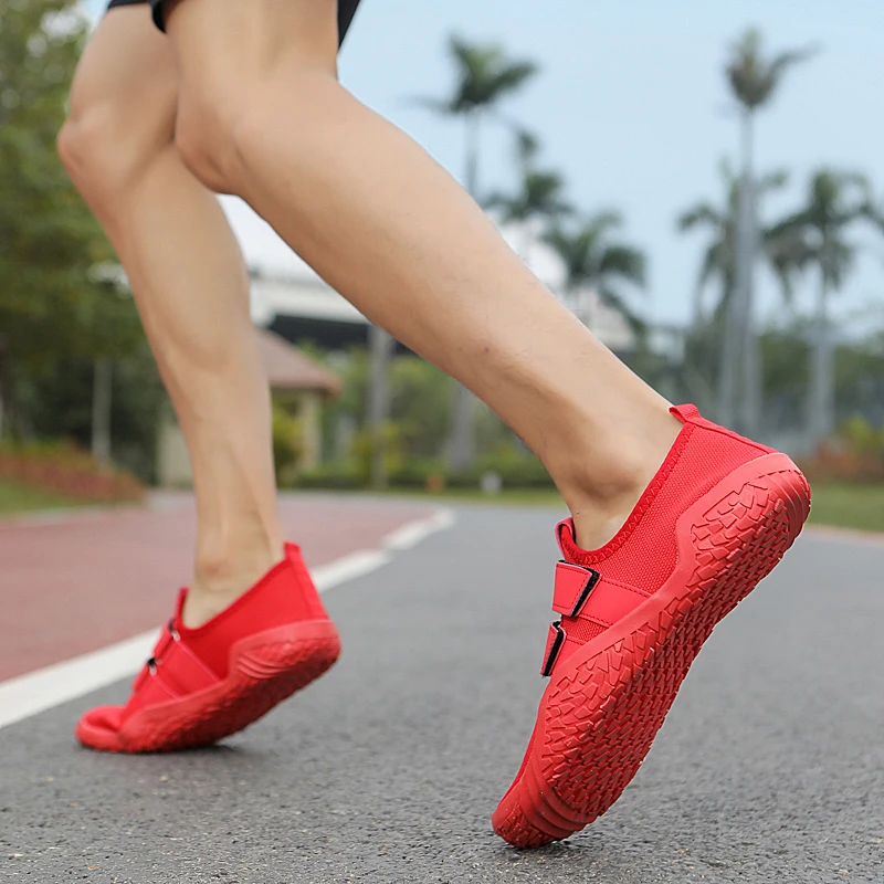 New Unisex Powerlifting Deadlift Yoga Gym Beach Sports Shoes Sumo Sole Portable Sneakers Soft Bottom Training Footwear Non-Slip