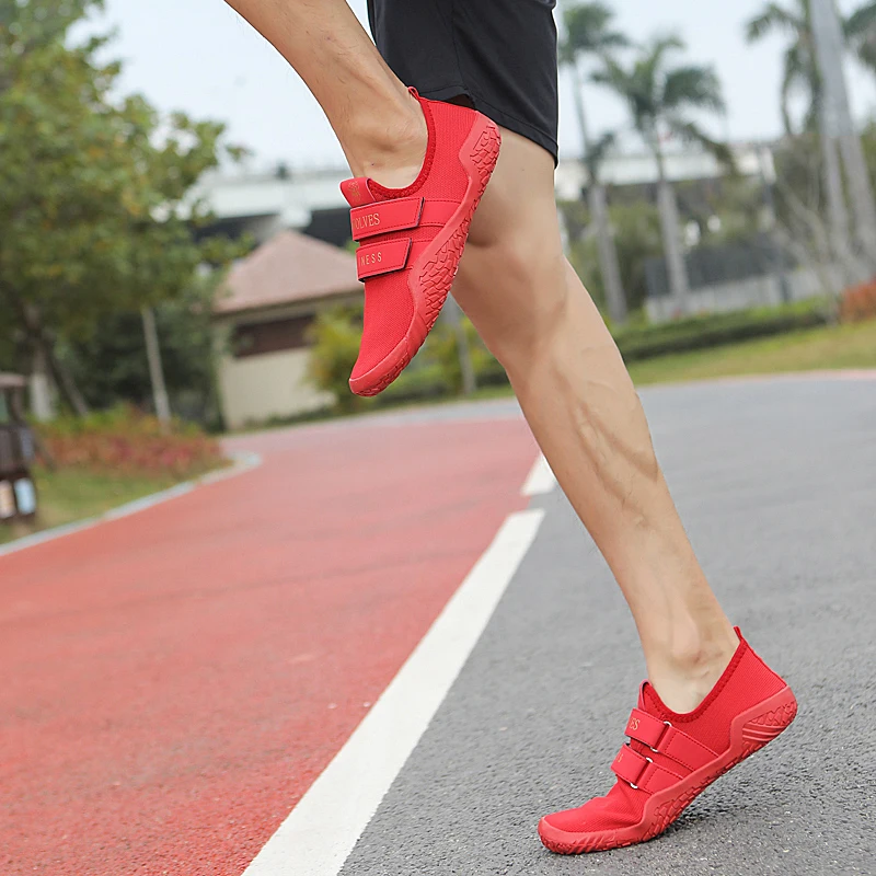 New Unisex Powerlifting Deadlift Yoga Gym Beach Sports Shoes Sumo Sole Portable Sneakers Soft Bottom Training Footwear Non-Slip