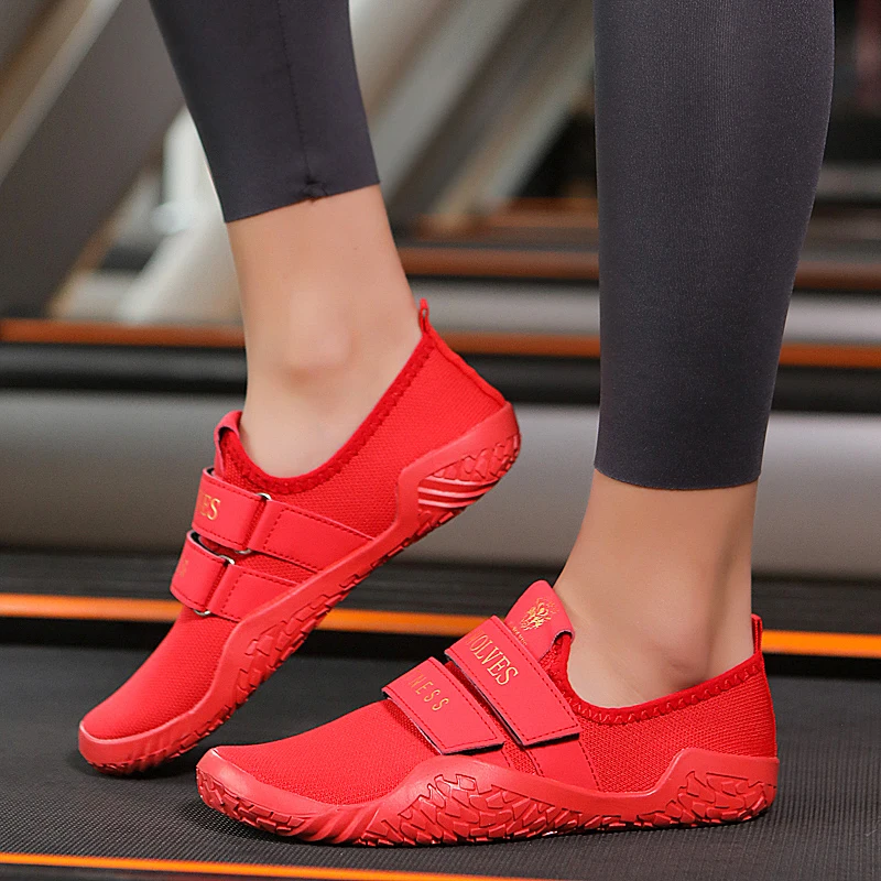 New Unisex Powerlifting Deadlift Yoga Gym Beach Sports Shoes Sumo Sole Portable Sneakers Soft Bottom Training Footwear Non-Slip