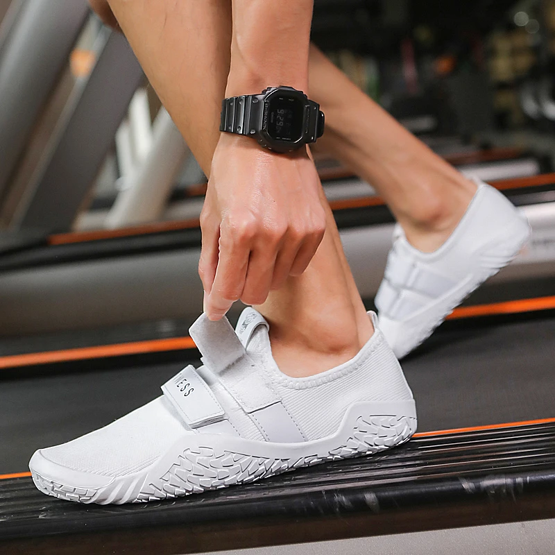New Unisex Powerlifting Deadlift Yoga Gym Beach Sports Shoes Sumo Sole Portable Sneakers Soft Bottom Training Footwear Non-Slip
