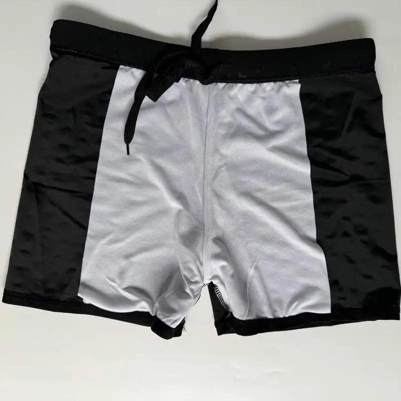 European Size Imitation Shark Skin Professional Men Swim Trunks Competition Swimming Shorts 0278