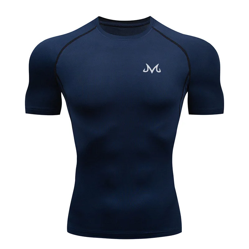 Men Running Compression T-shirt Short Sleeve Sport Tees Gym Fitness Sweatshirt Male Jogging Tracksuit Homme Athletic Shirt Tops
