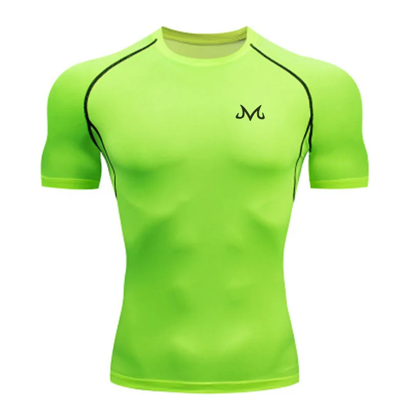 Men Running Compression T-shirt Short Sleeve Sport Tees Gym Fitness Sweatshirt Male Jogging Tracksuit Homme Athletic Shirt Tops