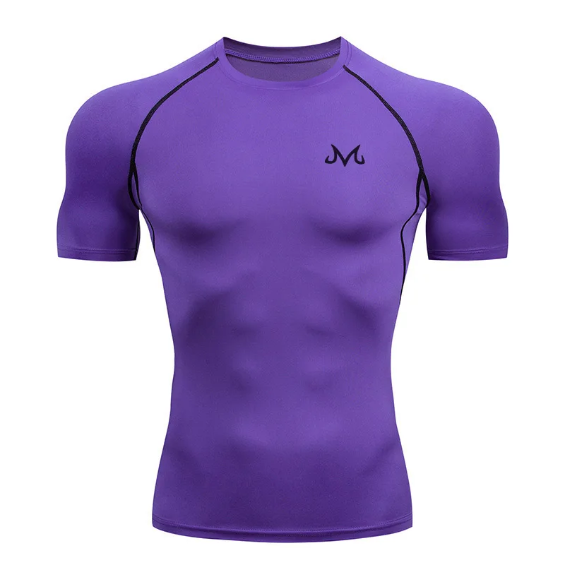Men Running Compression T-shirt Short Sleeve Sport Tees Gym Fitness Sweatshirt Male Jogging Tracksuit Homme Athletic Shirt Tops