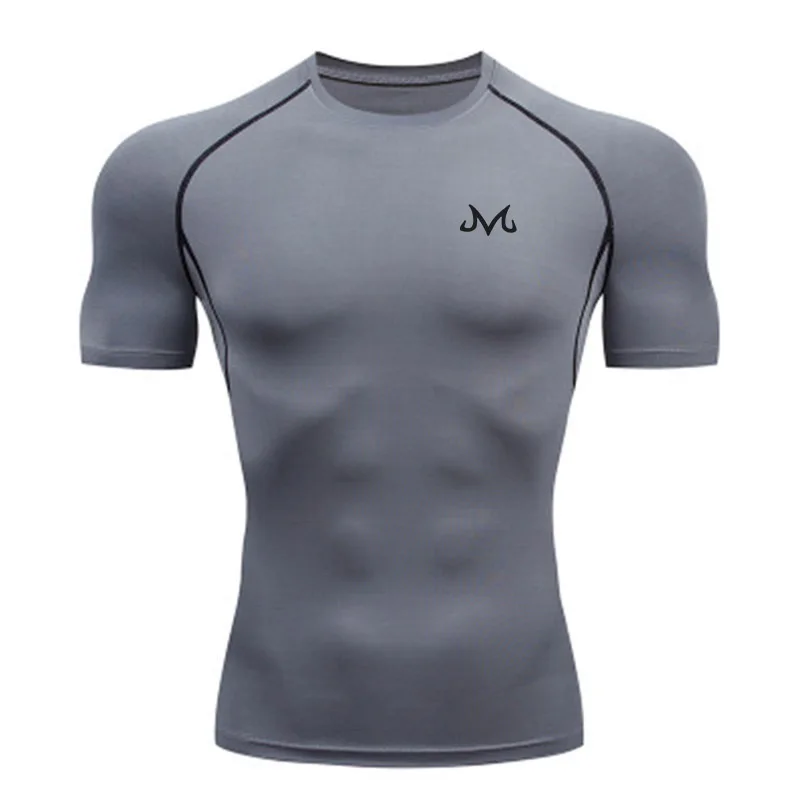 Men Running Compression T-shirt Short Sleeve Sport Tees Gym Fitness Sweatshirt Male Jogging Tracksuit Homme Athletic Shirt Tops