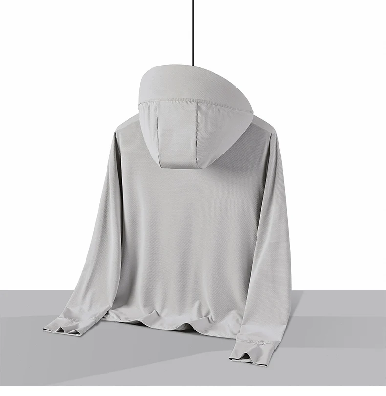  Summer Thin Couple Sports Leisure Sunscreen Clothing Comfortable High Quality Ice Silk Breathable Outdoor UV Protection Coat