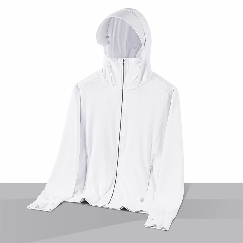  Summer Thin Couple Sports Leisure Sunscreen Clothing Comfortable High Quality Ice Silk Breathable Outdoor UV Protection Coat