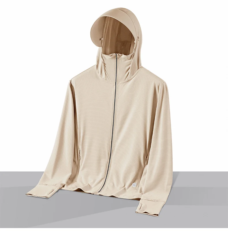  Summer Thin Couple Sports Leisure Sunscreen Clothing Comfortable High Quality Ice Silk Breathable Outdoor UV Protection Coat