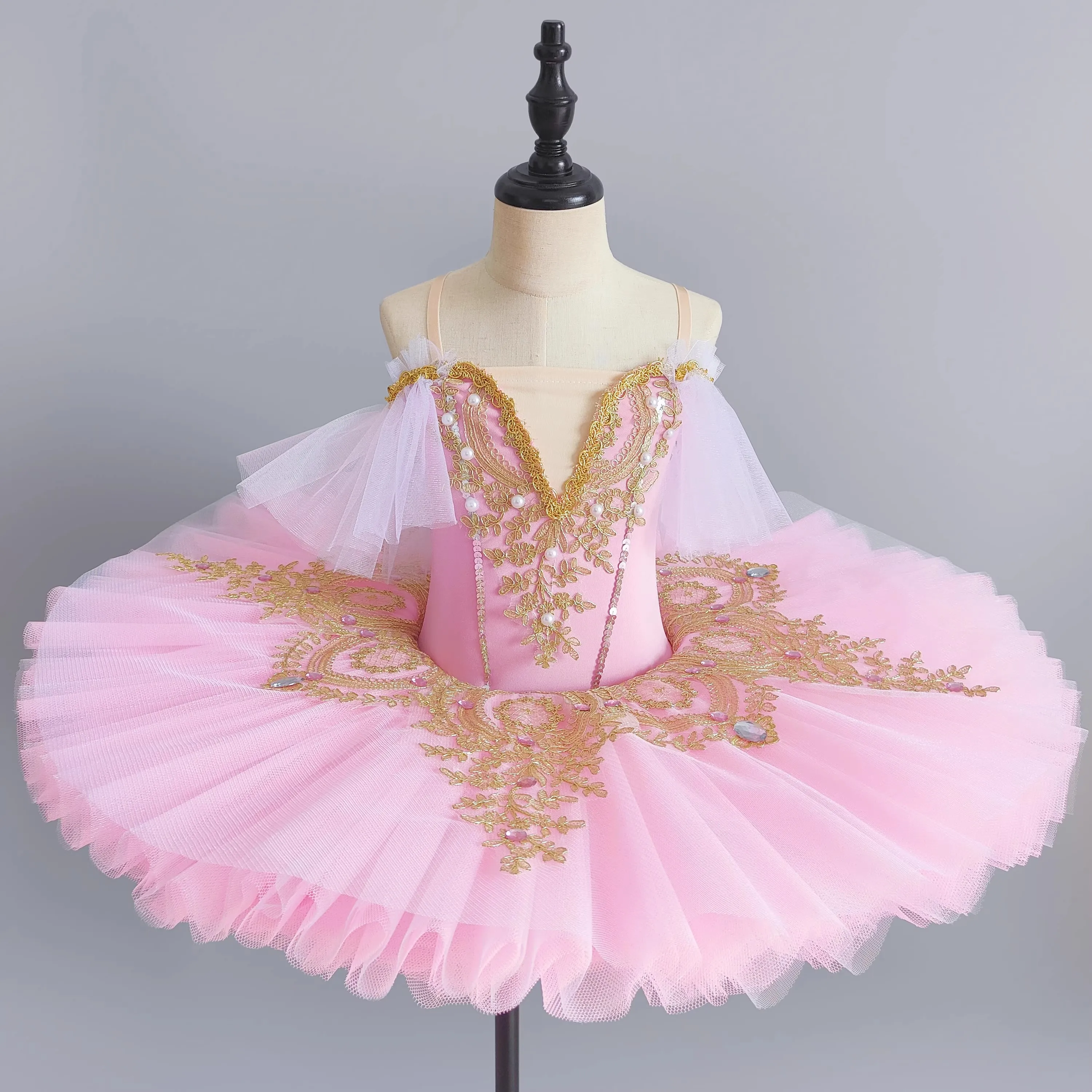 Professional Ballet Tutu Girls Blue Pink Platter Pancake Tutu Ballerina Party Dress Adult Women Child Kids Ballet Dance Costume