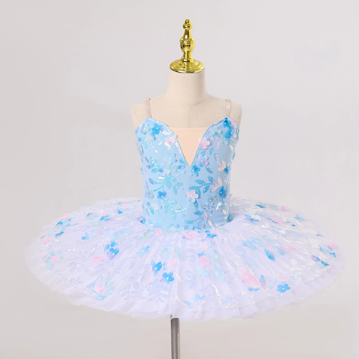 Professional Ballet Tutu Girls Blue Pink Platter Pancake Tutu Ballerina Party Dress Adult Women Child Kids Ballet Dance Costume