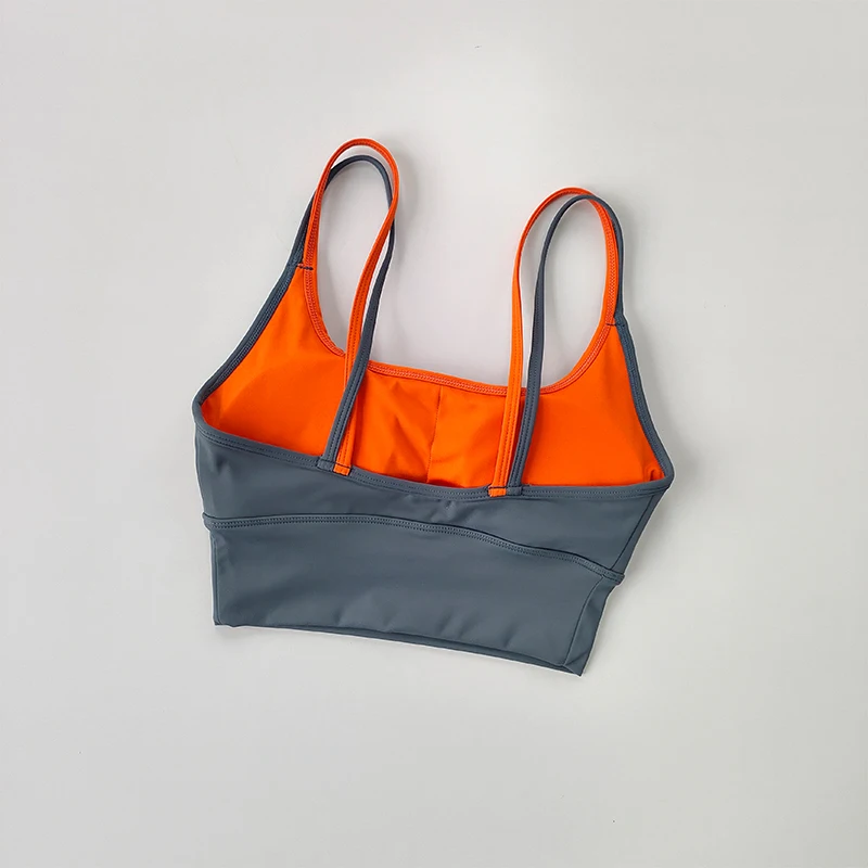 Sports Bra Women Summer Shock-absorbing Gathering Double Breast Strap Yoga Vest Quick Drying Anti Sagging Shaping Fitness Bra