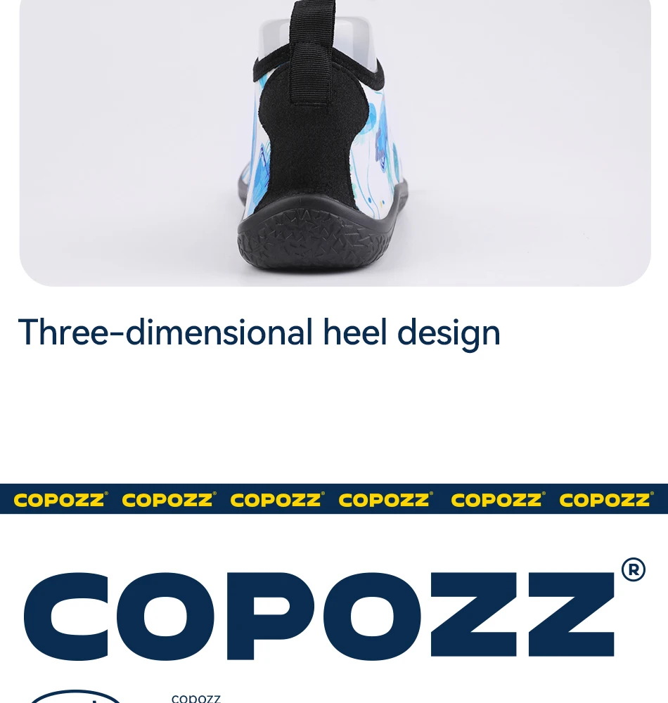 COPOZZ Women Beach Barefoot Aqua Socks Sneakers Water Wading Shoes Gym Sports Surfing Swimming Bathing Slippers Adults Female