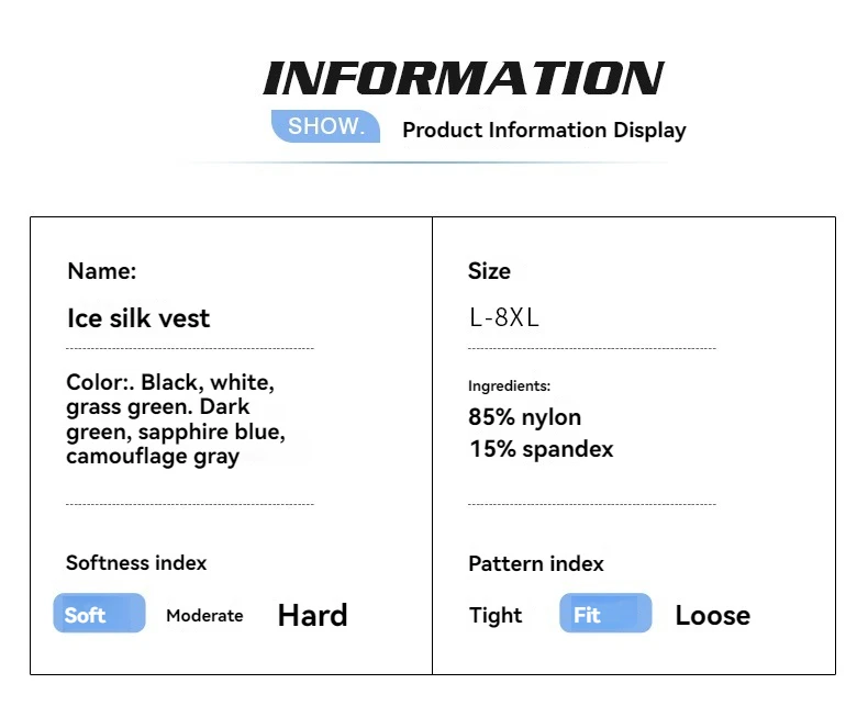 Summer Ice Silk Breathable and Sweat-absorbing Quick Drying Men's Sleeveless T-shirt Soft and Comfortable Men's Top