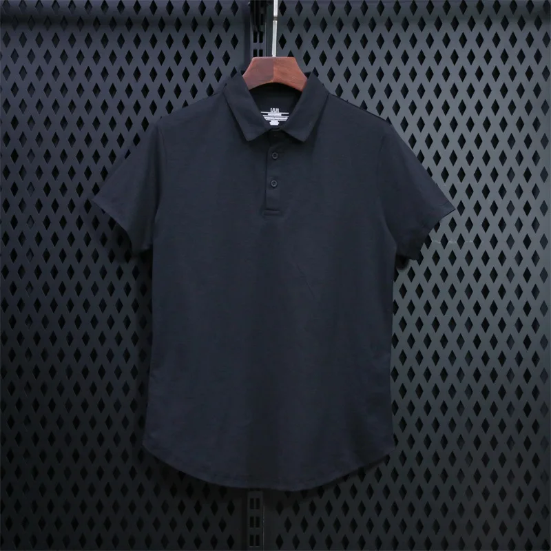 Mens Training Fitness Polo Shirts 2026 Quick Dry Basketball Short Sleeve Male Running Jogging T Stand collar Workout Gym Tees