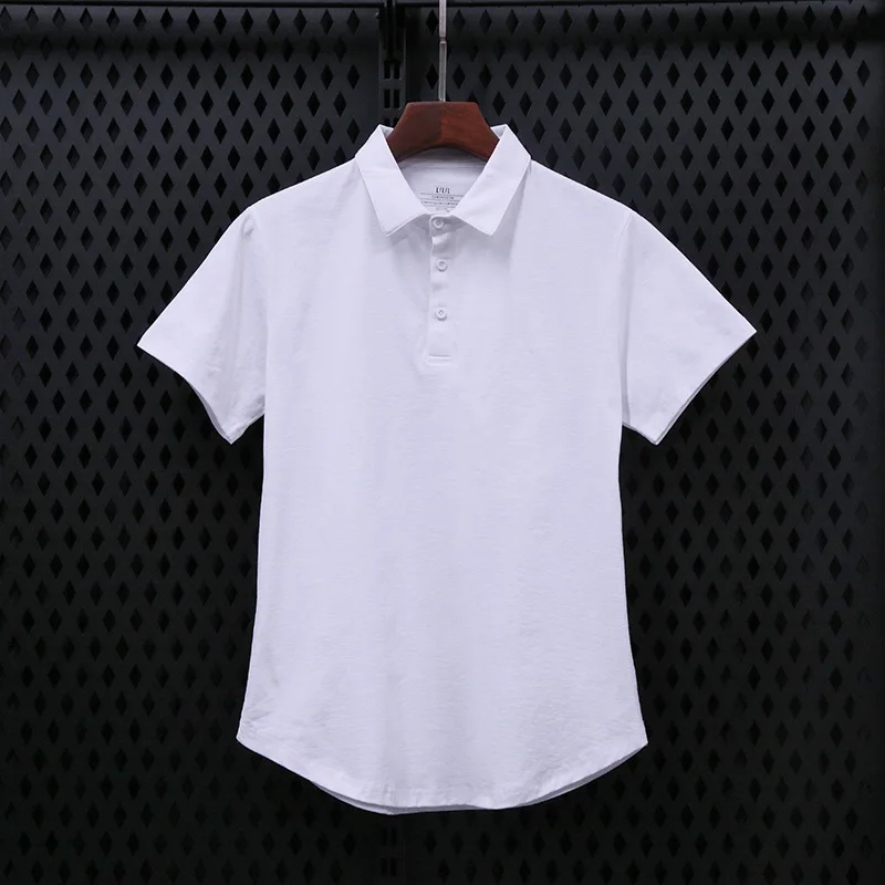 Mens Training Fitness Polo Shirts 2026 Quick Dry Basketball Short Sleeve Male Running Jogging T Stand collar Workout Gym Tees