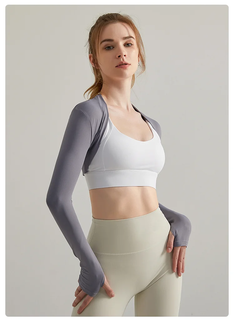 Ice Silk Shawl Arm Sleeves Women Sun UV Protection Shawl Cuff Gloves for Outdoor Sport Activity Golf Running Fishing Long Sleeve