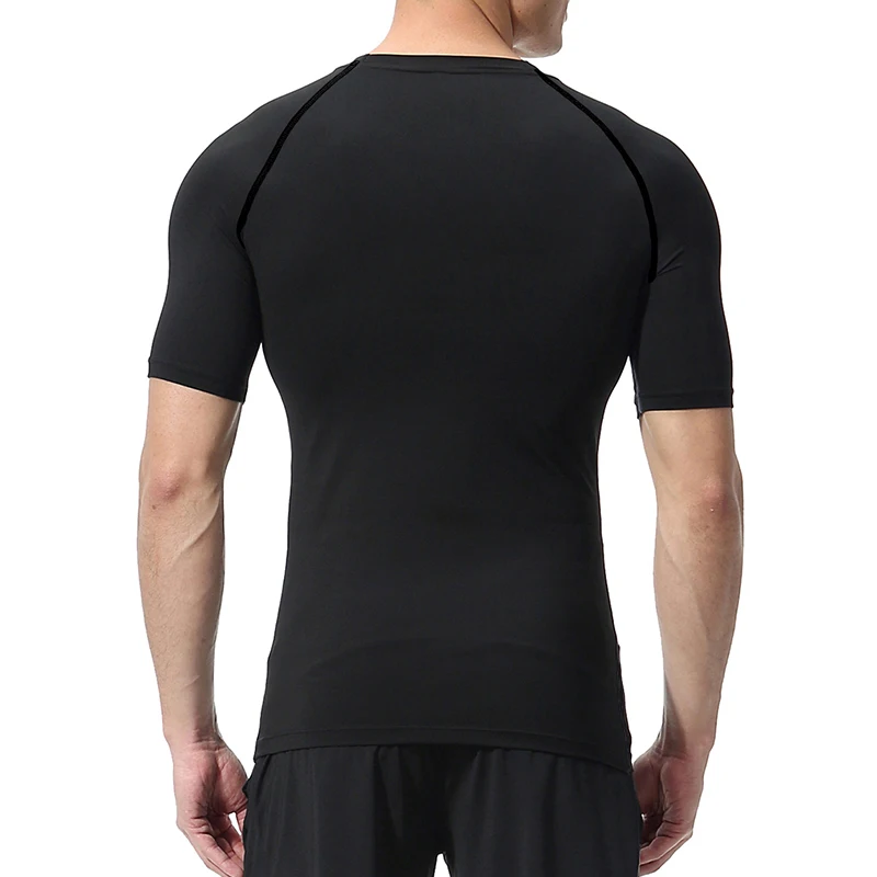 Bull Print Compression Shirts for Men Athletic Quick Dry Tshirt Tees Tops Summer Short Sleeve Rash Guard Gym Workout Undershirts