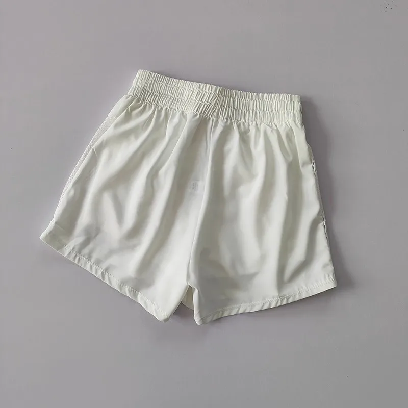 Summer Yoga Shorts Casual Running Shorts Women Jogging Fitness Gym 2 in 1 Workout Shorts Quick Drying Breathable Sports Shorts
