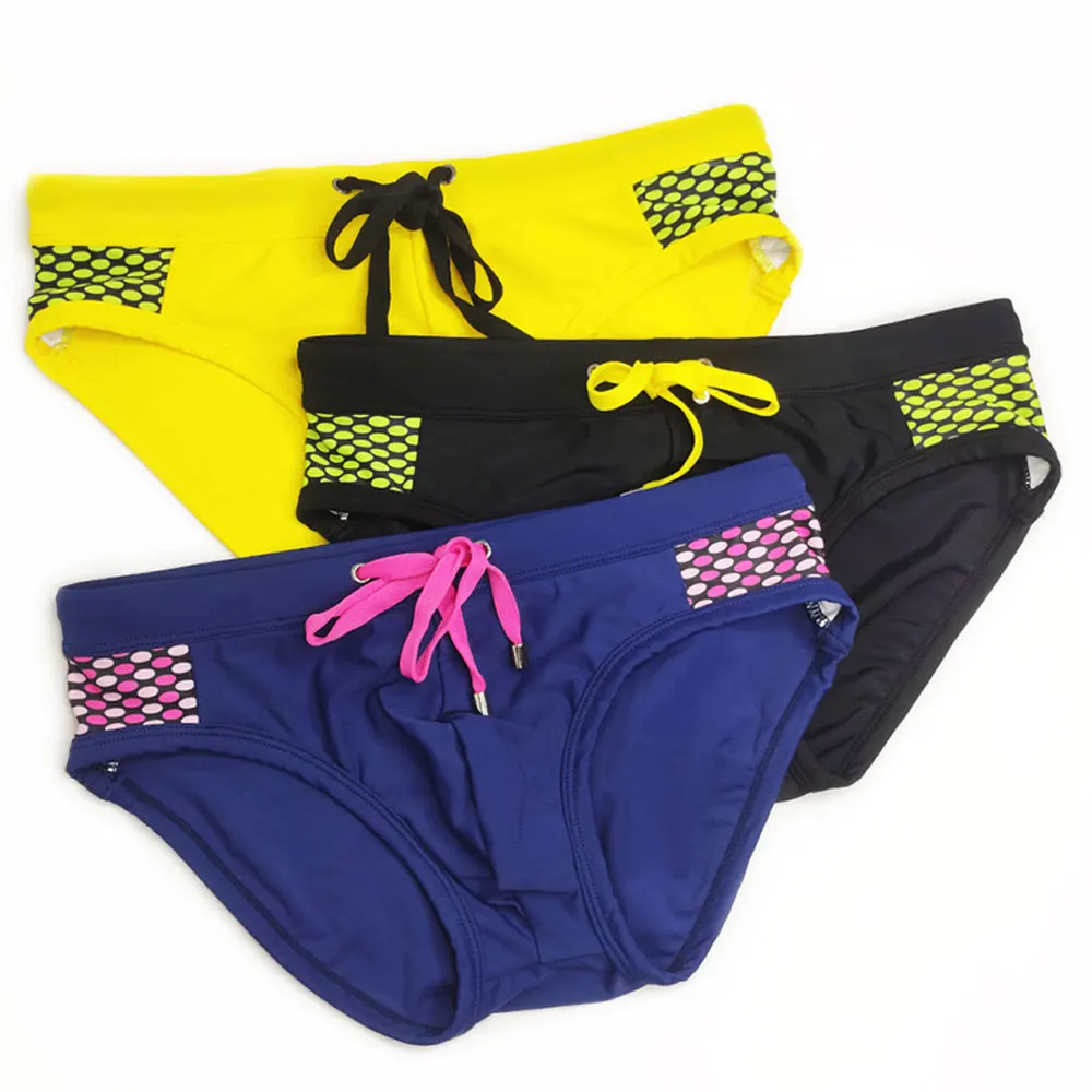 Men's Swim Briefs Sexy Swimming Short Summer Water Sport Beach Pants Brand Swimsuit Swimwear Sexy Male Suilt Surfing Swim Wear
