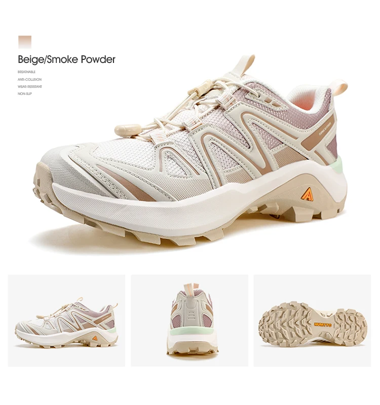 HUMTTO Women Hiking Shoes Outdoor Breathable Women's Sports Shoes Casual Sneakers Anti-slip Designer Trekking Sneaker for Woman