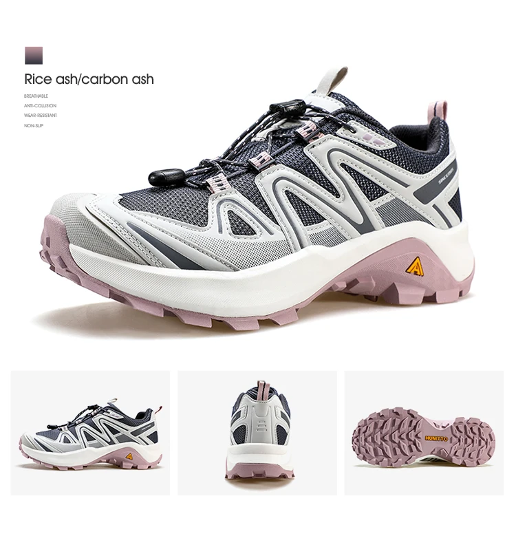 HUMTTO Women Hiking Shoes Outdoor Breathable Women's Sports Shoes Casual Sneakers Anti-slip Designer Trekking Sneaker for Woman