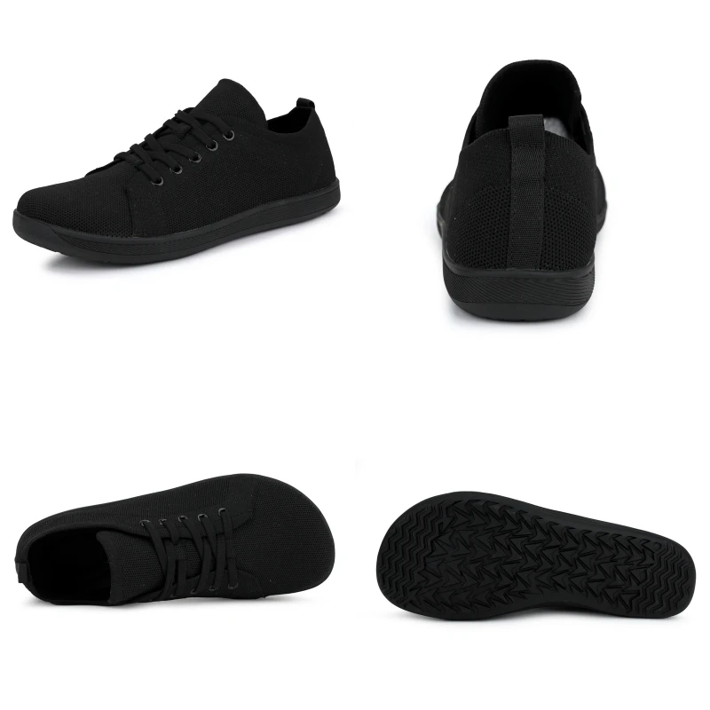 Wide Toe Barefoot Shoes Mens Womens Minimalist Walking Sneakers Shoes | Zero Drop Sole | Breathable Mesh