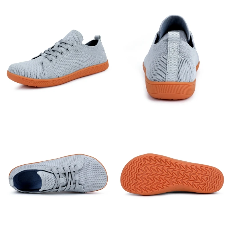 Wide Toe Barefoot Shoes Mens Womens Minimalist Walking Sneakers Shoes | Zero Drop Sole | Breathable Mesh
