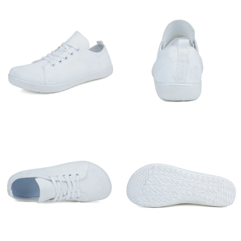 Wide Toe Barefoot Shoes Mens Womens Minimalist Walking Sneakers Shoes | Zero Drop Sole | Breathable Mesh