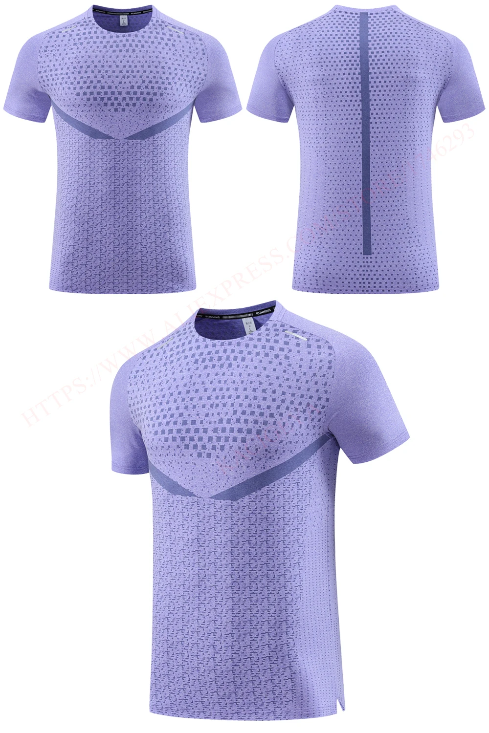 Print Gym Shirts Fashion Running Casual Outdoor Jogging Breathable Workout Short Sleeves Nylon Quick Dry Training New Tee