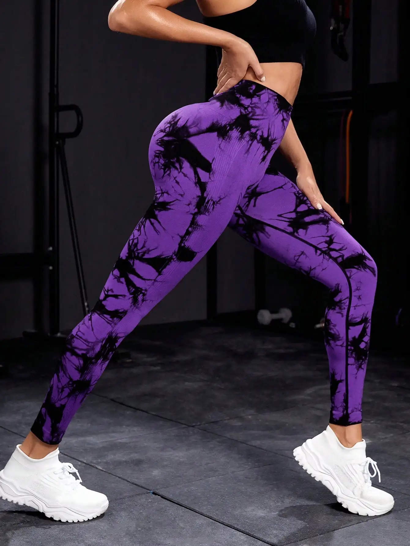 CZGUKE New Tie Dye Yoga Pants Sport Leggings Women Seamless High Waist Push Up Woman Tights Fitness Workout Leggins Gym Clothing