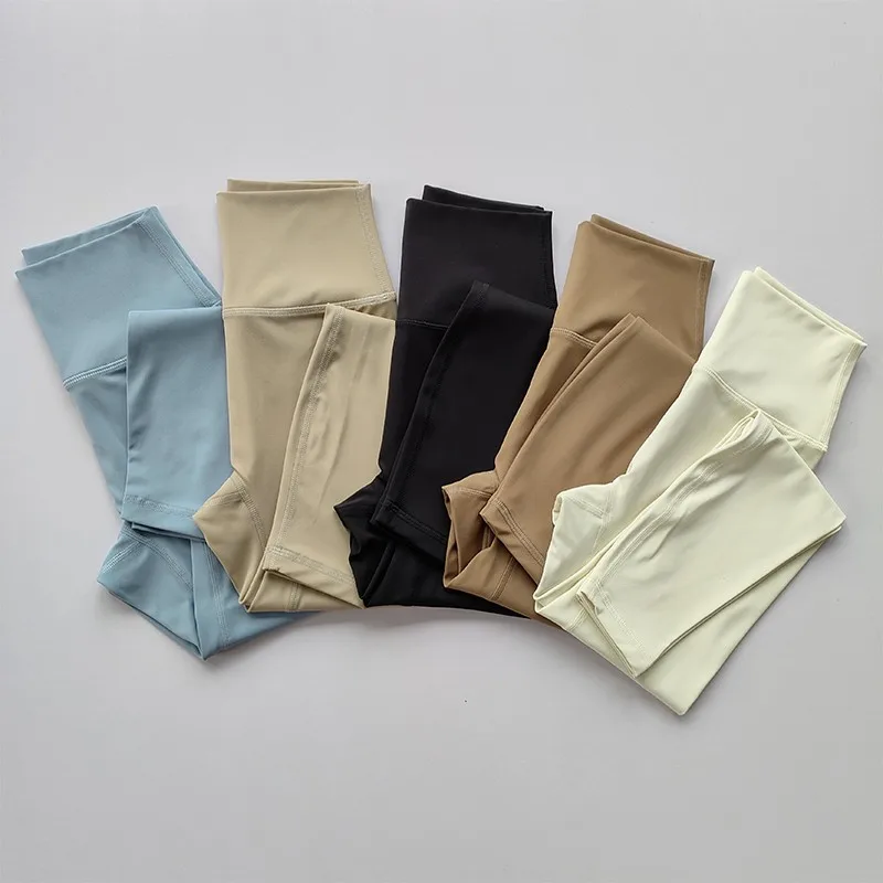 High Waist Yoga Leggings for Women Soft Breathable Sports Tights Fitness Gym Elastic Pants High Quality Sport Leggings
