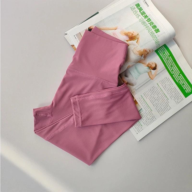 High Waist Yoga Leggings for Women Soft Breathable Sports Tights Fitness Gym Elastic Pants High Quality Sport Leggings