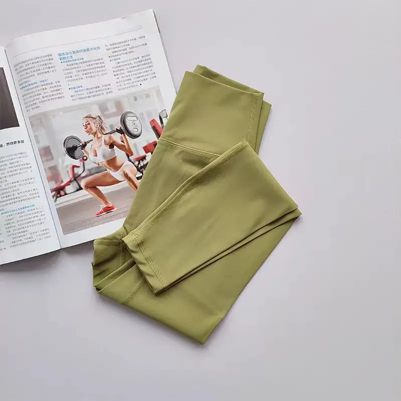 High Waist Yoga Leggings for Women Soft Breathable Sports Tights Fitness Gym Elastic Pants High Quality Sport Leggings