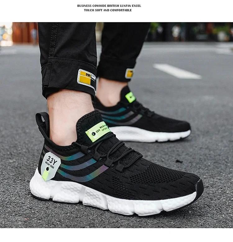 New Trend Breathable Casual Men's 2024 Spring and Autumn Sports Shoes Tenis Masculino Zapatillas Hombre Fashion Running Shoes