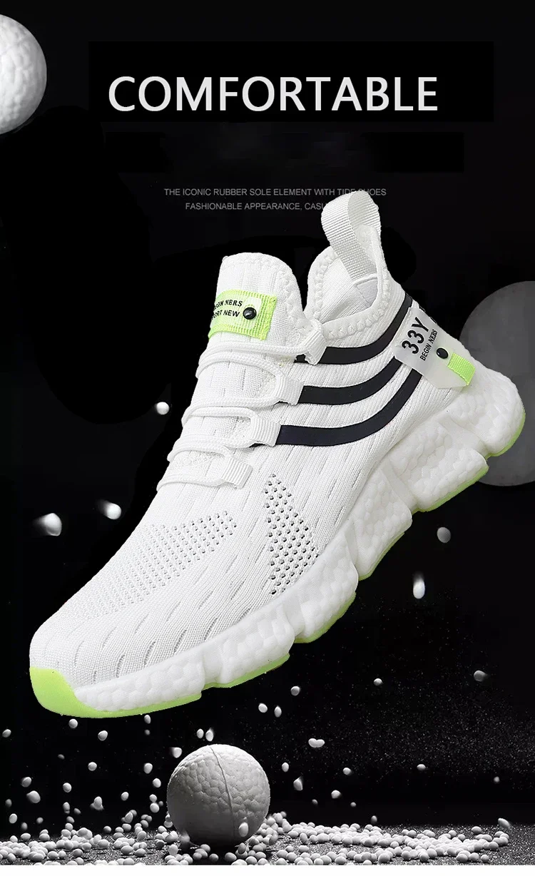 New Trend Breathable Casual Men's 2024 Spring and Autumn Sports Shoes Tenis Masculino Zapatillas Hombre Fashion Running Shoes