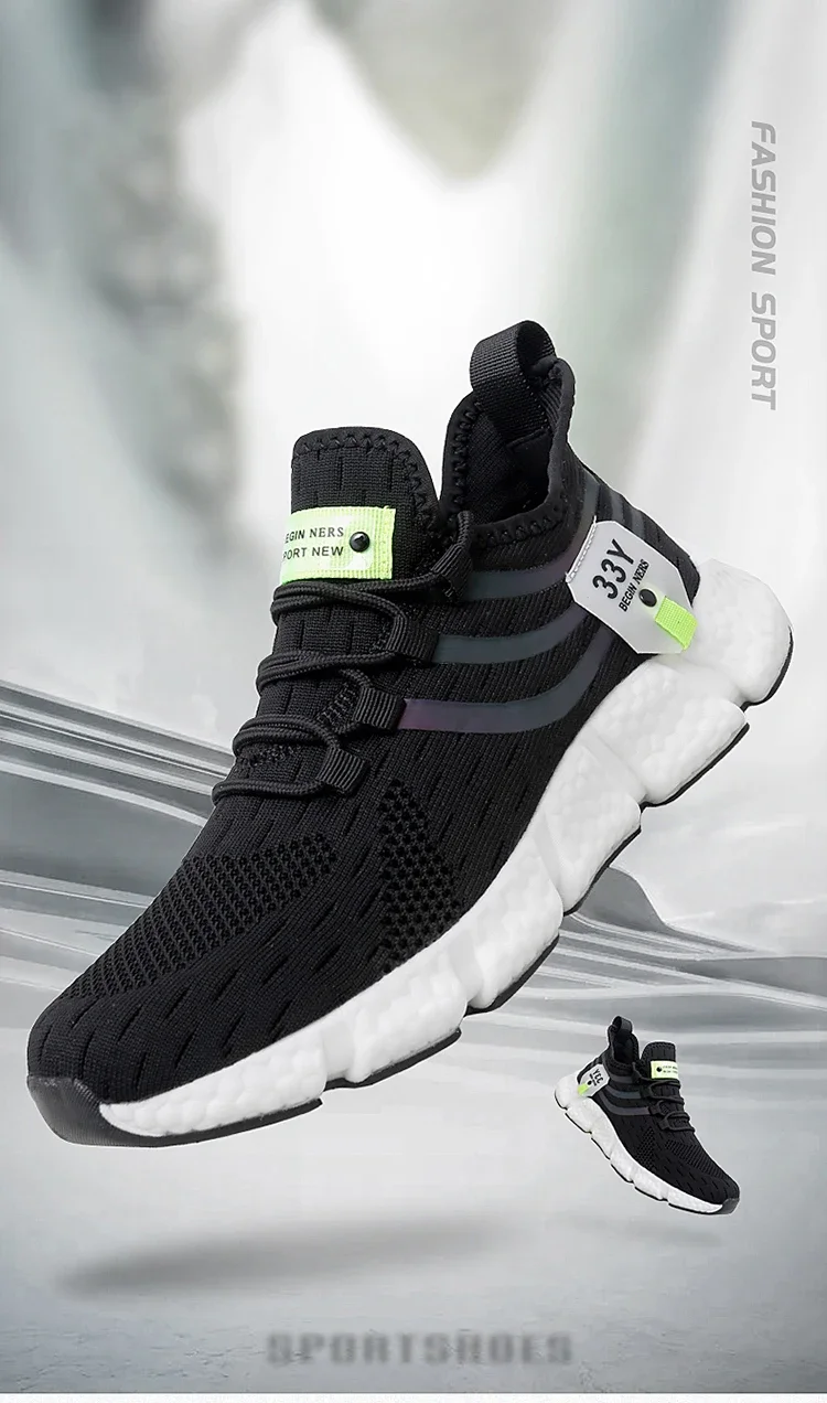 New Trend Breathable Casual Men's 2024 Spring and Autumn Sports Shoes Tenis Masculino Zapatillas Hombre Fashion Running Shoes