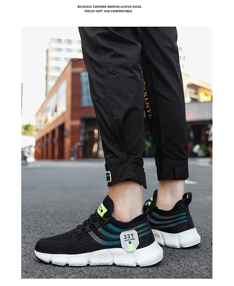 New Trend Breathable Casual Men's 2024 Spring and Autumn Sports Shoes Tenis Masculino Zapatillas Hombre Fashion Running Shoes