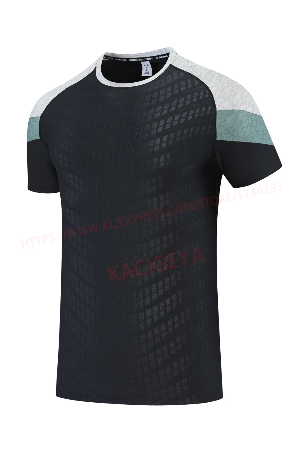Men Gym Tshirt Fashion Joggers Bodybuilding Silk New Short Sleeves Streetwear Casual Outdoor Sport Fast Dry Breathable Tee