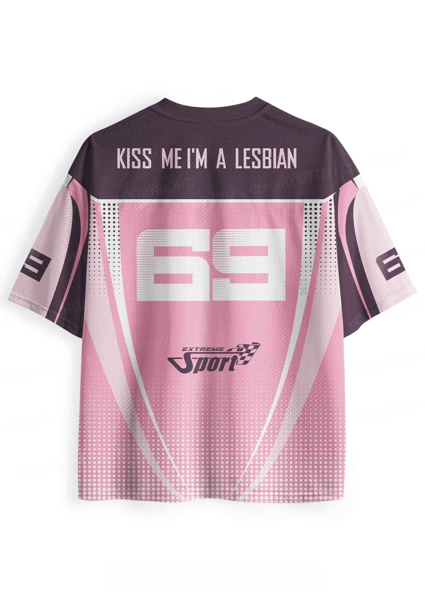 2026 _ New Style _ Fashion _ Subculture _ Fun Jerseys _ Y2K Millennium Girls _ Campus Style _ Sports Style Mesh Fabric