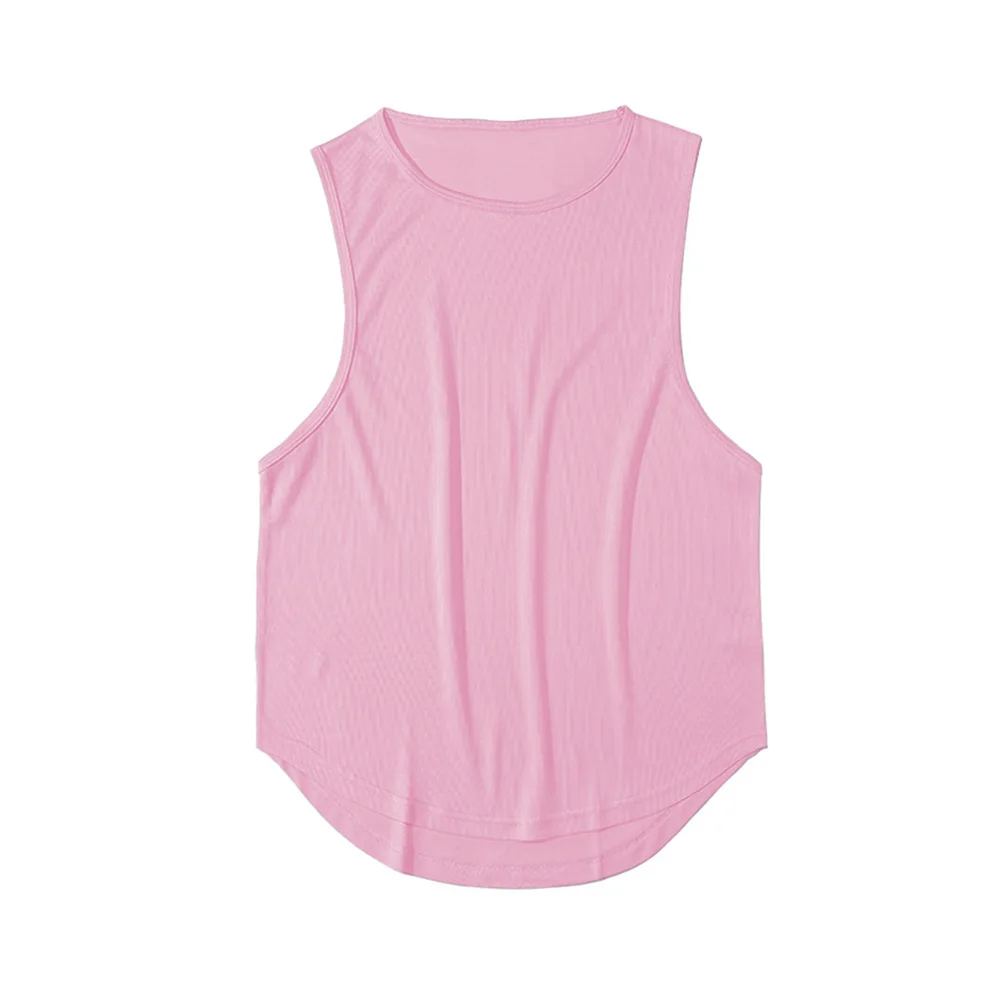 Men's Sleeveless Sports T-Shirt Quick Drying Breathable Tank Top For Running Training Marathon Fitness Vest