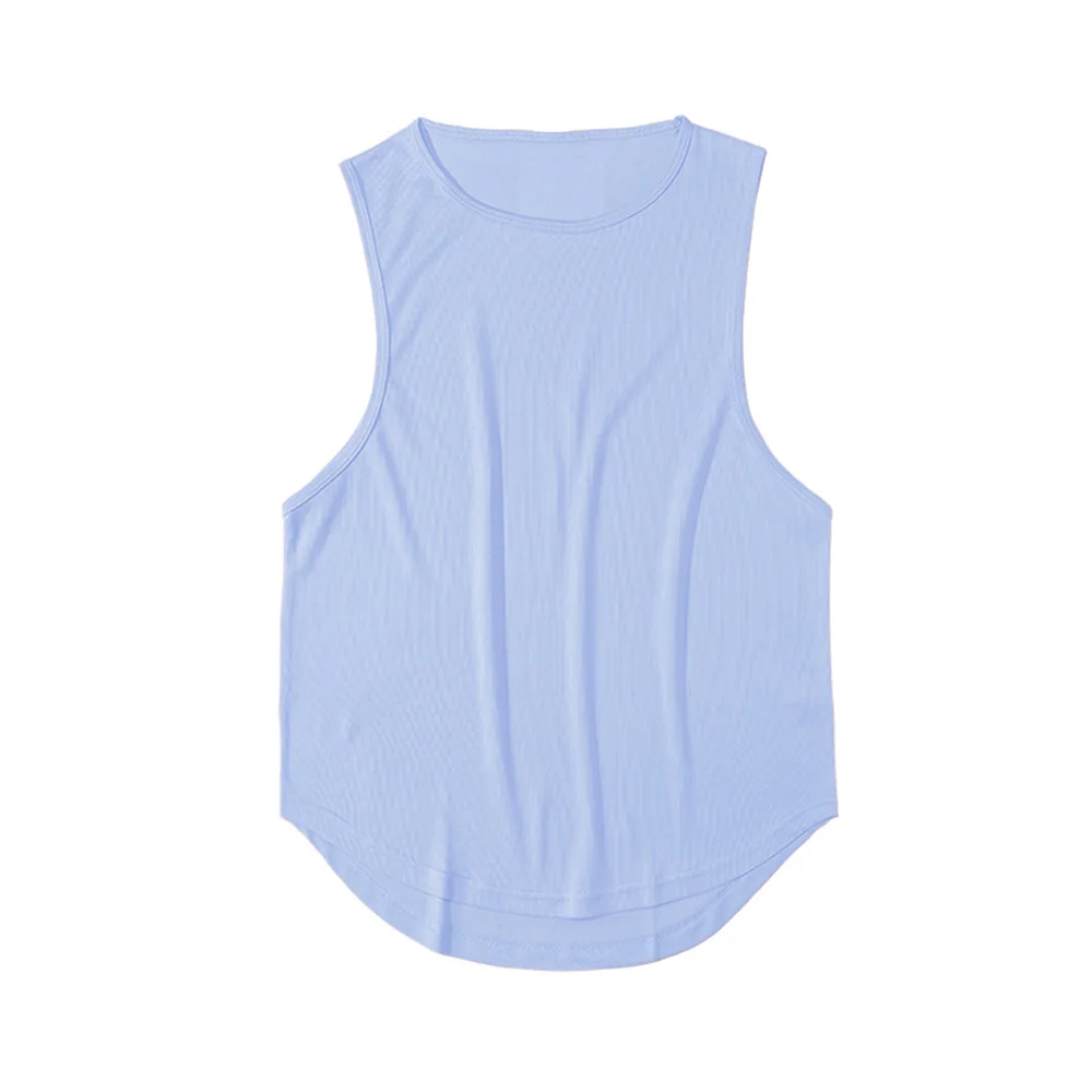 Men's Sleeveless Sports T-Shirt Quick Drying Breathable Tank Top For Running Training Marathon Fitness Vest