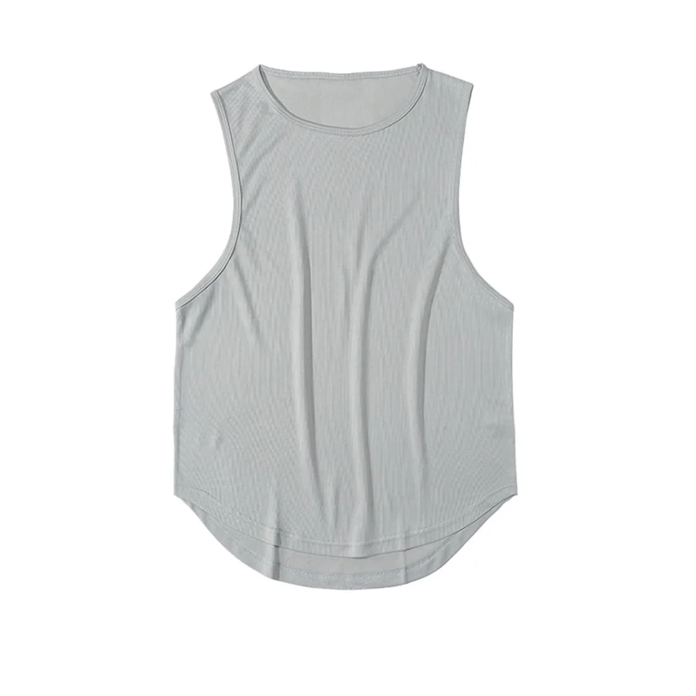 Men's Sleeveless Sports T-Shirt Quick Drying Breathable Tank Top For Running Training Marathon Fitness Vest