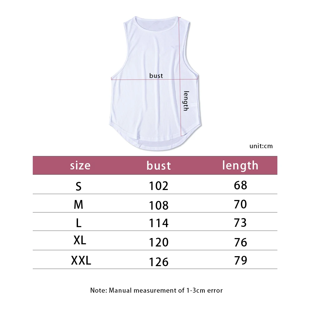 Men's Sleeveless Sports T-Shirt Quick Drying Breathable Tank Top For Running Training Marathon Fitness Vest