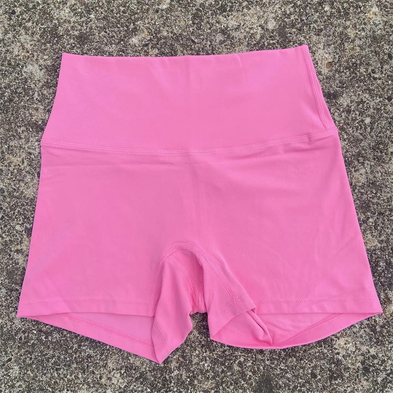 Women Yoga Shorts Gym Sports Shorts High Waist Workout Short Leggings Fitness Short Pants Running Cycling Tight Soft Sportswear